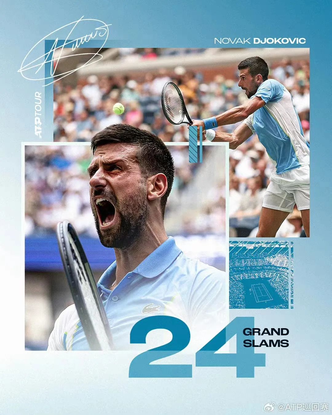 ATP(国际职业网球联合会)巡回赛官方微博