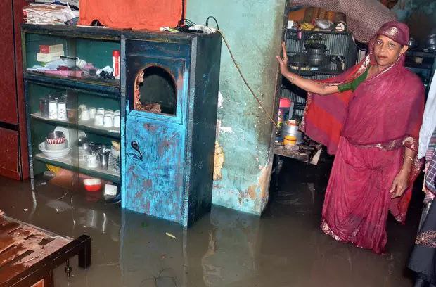 孟加拉国吉大港遭遇洪涝灾害