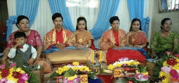 柬埔寨兄弟迎娶双胞胎姐妹！彩礼仅1000美元