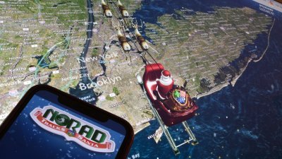 替儿童“追踪”圣诞老人　NORAD延续68年传统