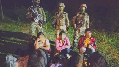 从哥乐河非法入境丹州　3缅甸女子被士兵逮捕